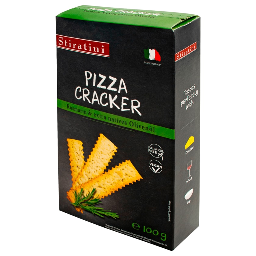 Stiratini Pizza Cracker Rosmarin & extra natives Olivenöl 100g